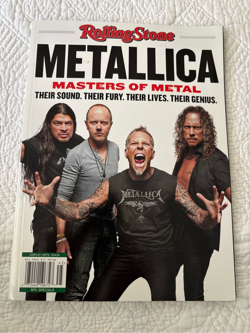Rolling Stone Magazine Special Edition Metallica Masters of Metal 2024. Great!